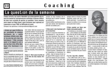 Coach AMON pigiste pour Entreprendre en Côte d'Ivoire 2013-2014